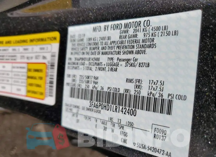 3FA6P0HD1LR142400 Photo# 12