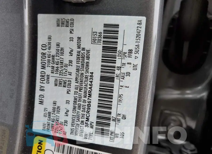 3FMCR9B67MRA64384 Photo# 12