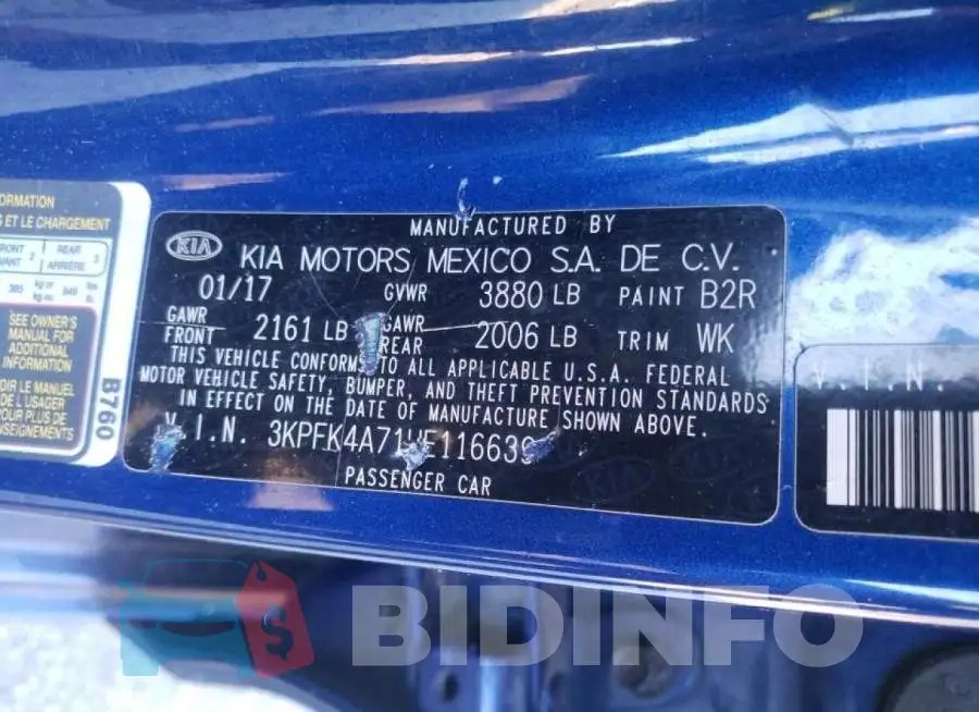 3KPFK4A71HE116639 Photo# 10