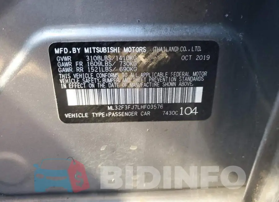 ML32F3FJ7LHF03576 Photo# 12