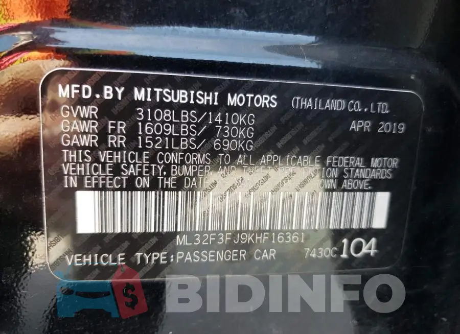 ML32F3FJ9KHF16361 Photo# 12