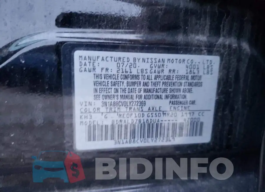 3N1AB8CV0LY272369 Photo# 12