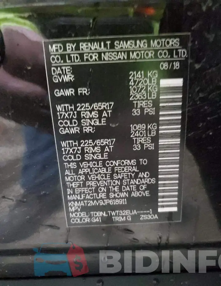 KNMAT2MV9JP618911 Photo# 12