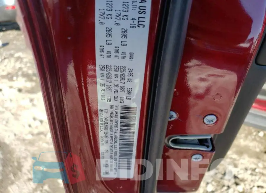1C4PJMLN4KD168407 Photo# 12