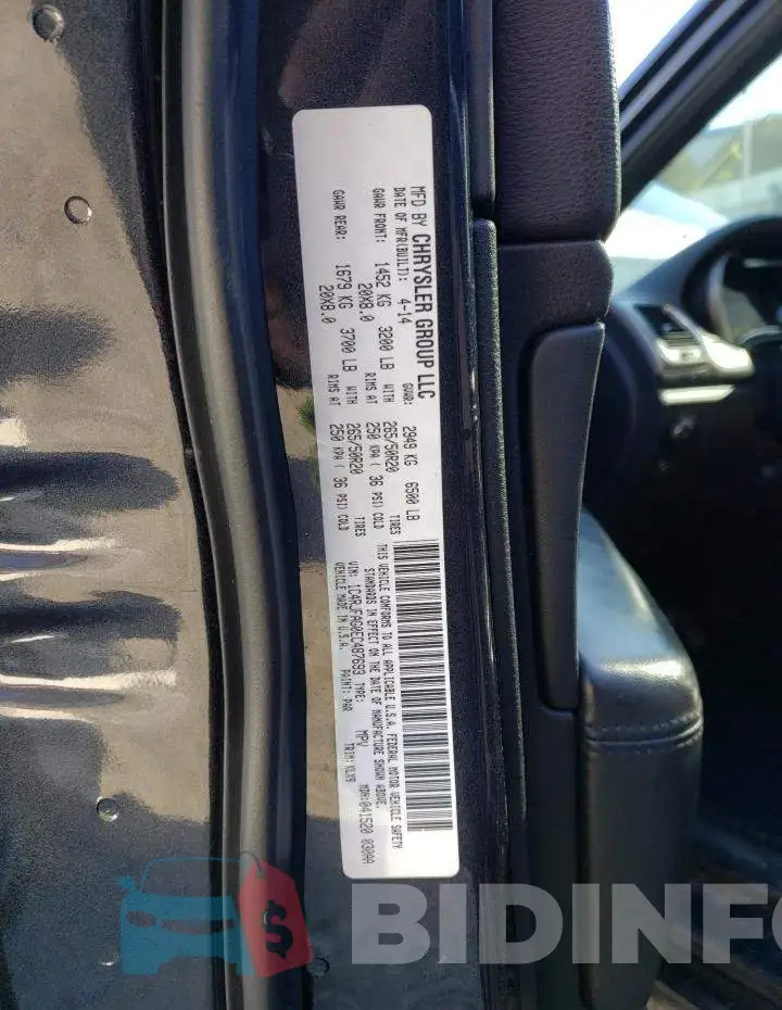 1C4RJFAG0EC487693 Photo# 13