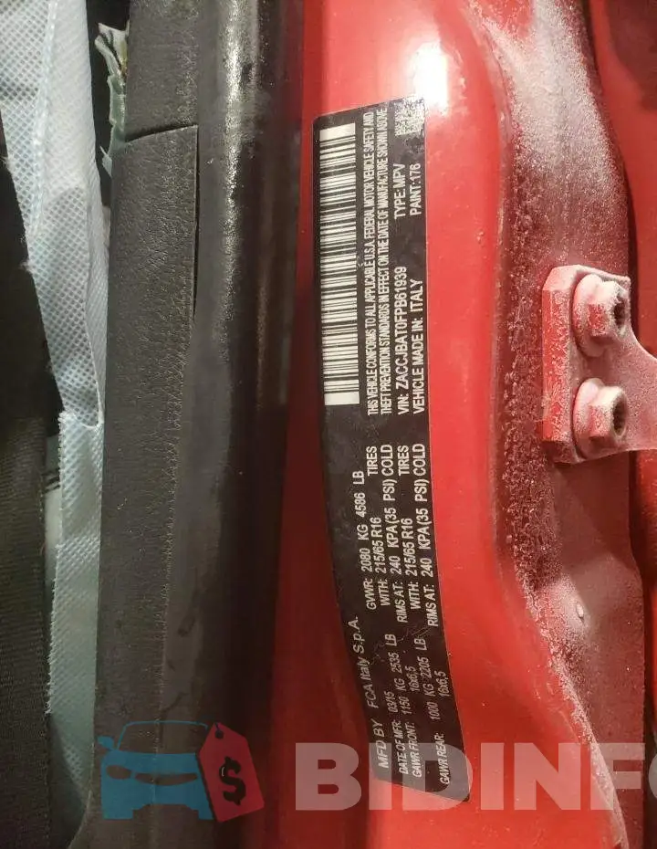 ZACCJBAT0FPB61939 Photo# 12