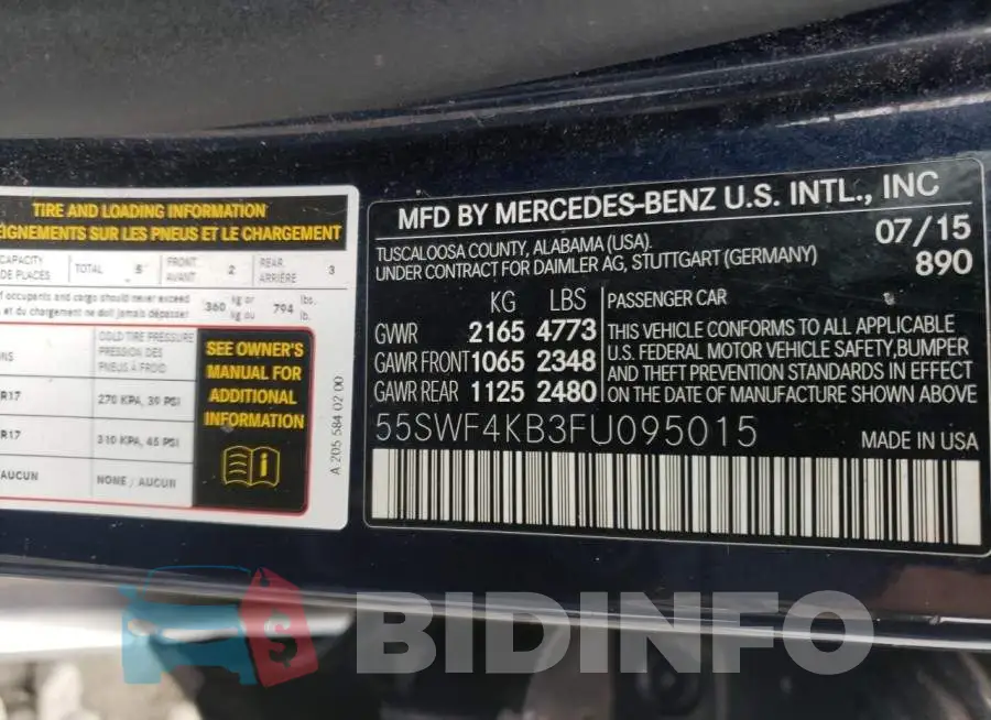 55SWF4KB3FU095015 Photo# 10