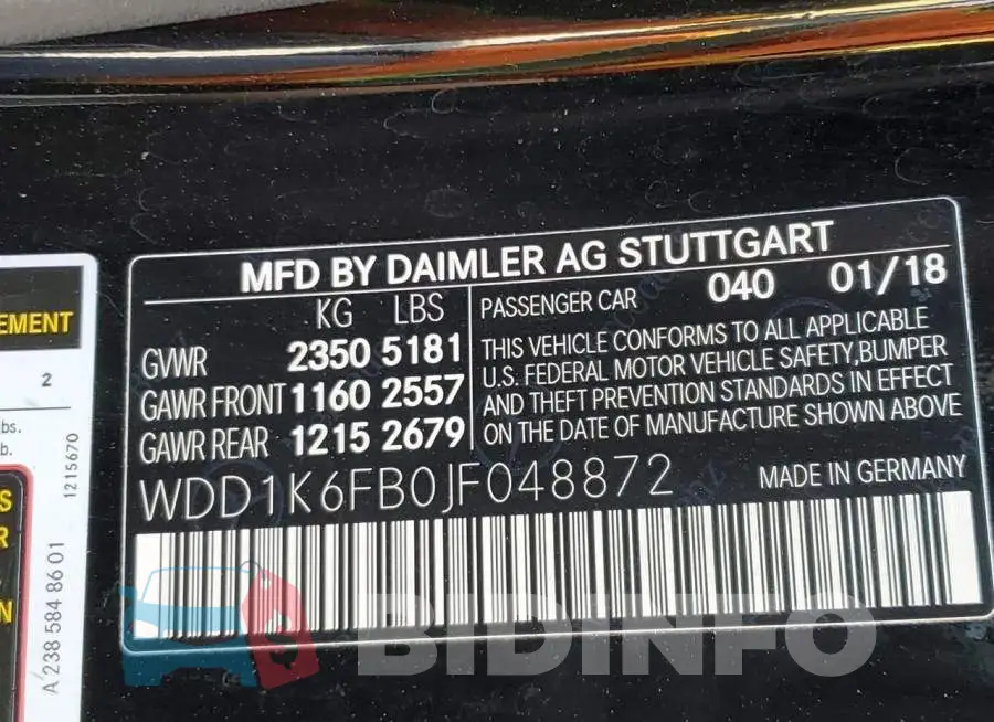 WDD1K6FB0JF048872 Photo# 13