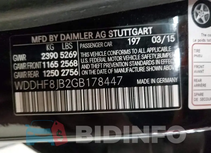 WDDHF8JB2GB178447 Photo# 12