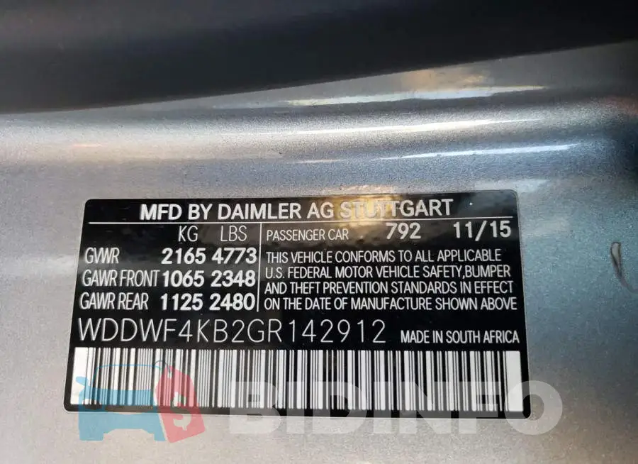 WDDWF4KB2GR142912 Photo# 12