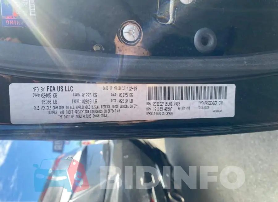 2C3CDZFJ5LH117423 Photo# 10