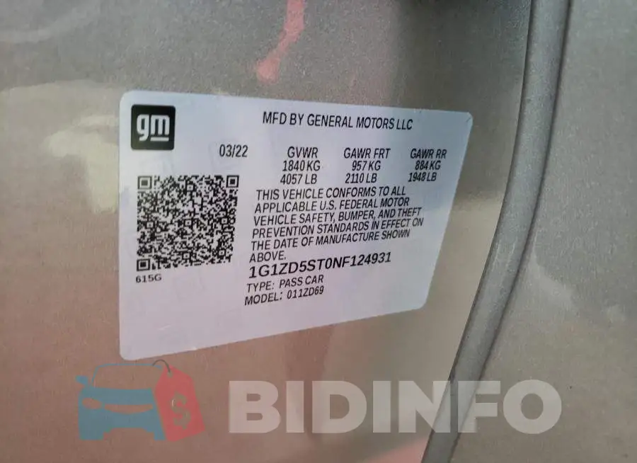 1G1ZD5ST0NF124931 Photo# 12