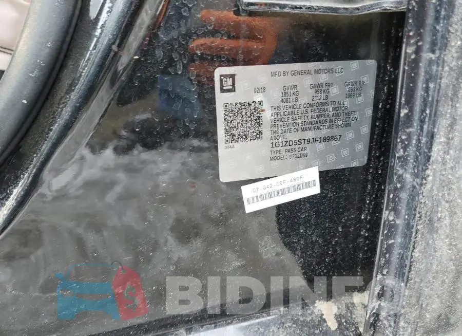 1G1ZD5ST9JF189867 Photo# 12