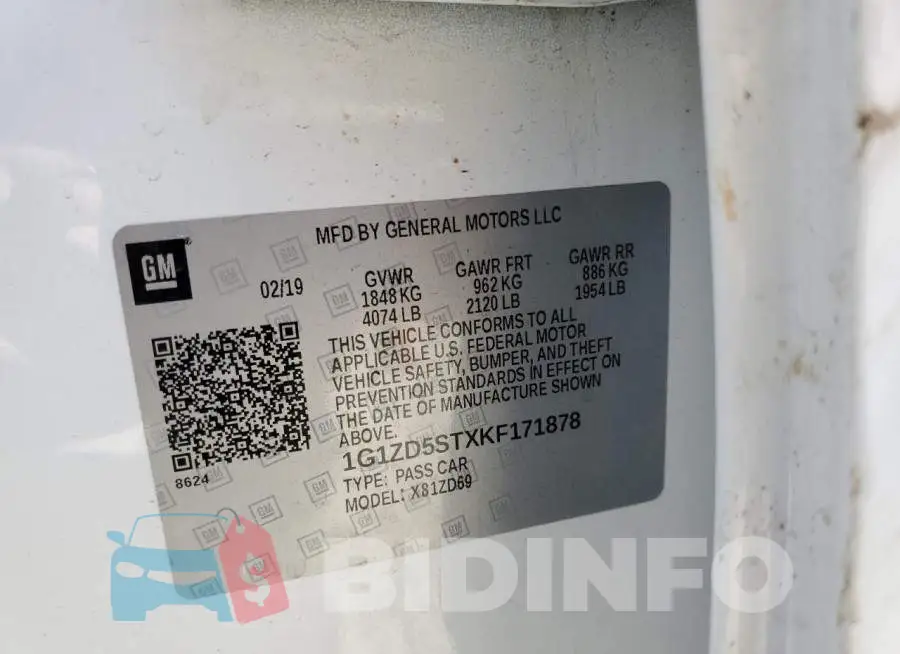 1G1ZD5STXKF171878 Photo# 12