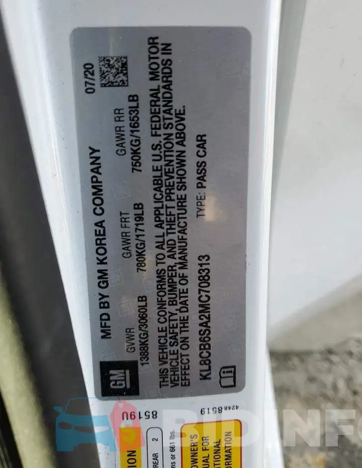 KL8CB6SA2MC708313 Photo# 12