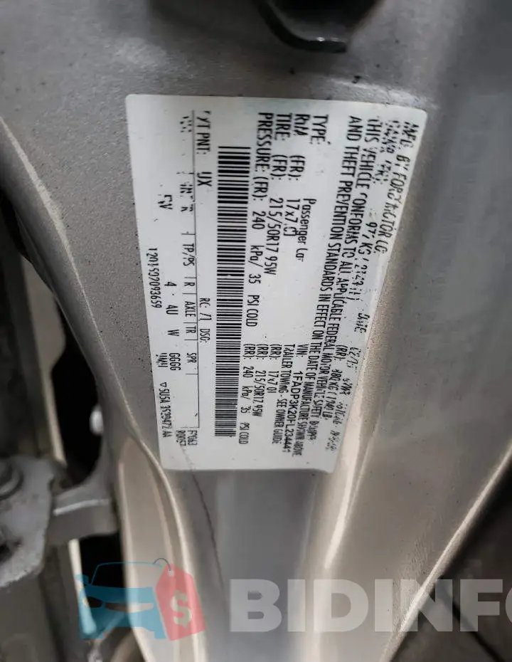1FADP3K20FL234441 Photo# 13