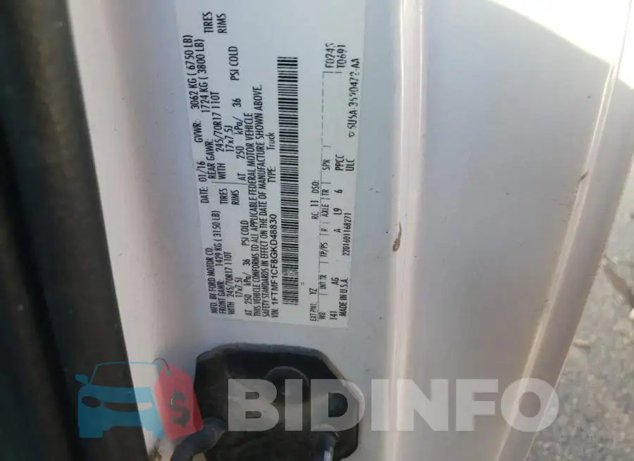 1FTMF1CF8GKD48830 Photo# 12