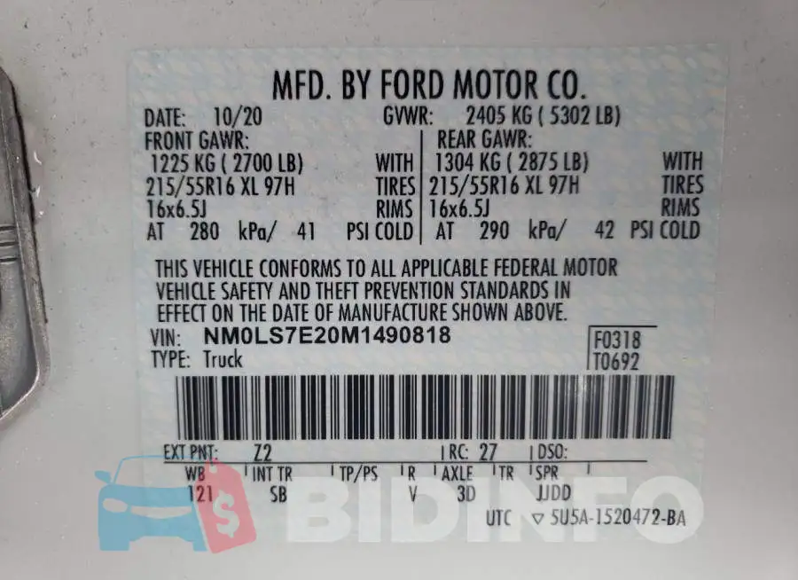 NM0LS7E20M1490818 Photo# 13