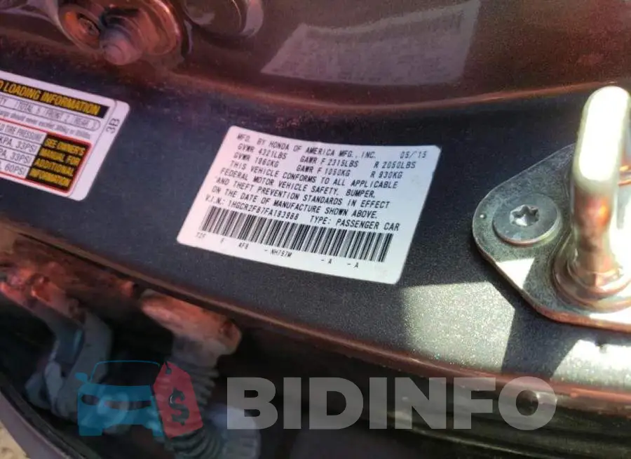 1HGCR2F87FA193988 Photo# 12