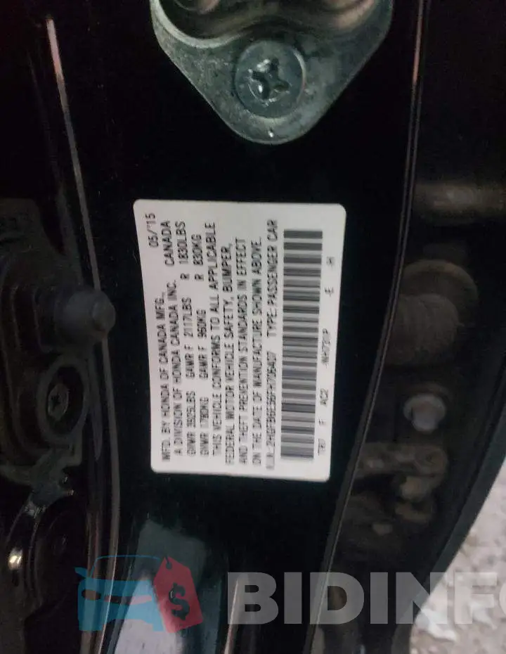2HGFB6E56FH706407 Photo# 12