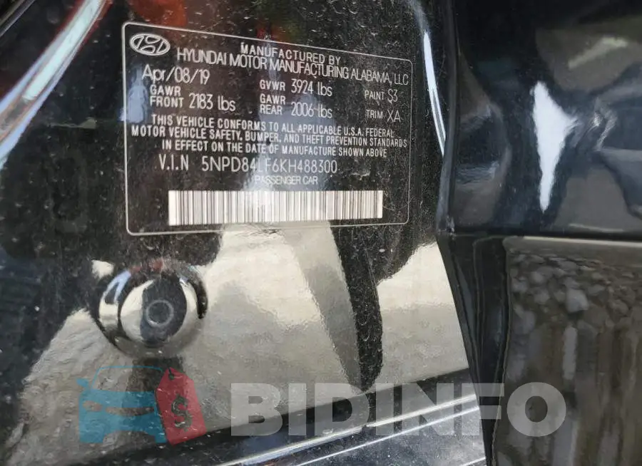 5NPD84LF6KH488300 Photo# 13