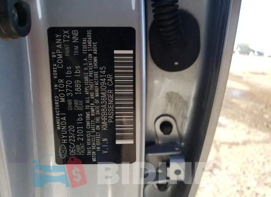 KMHRB8A36MU094145 Photo# 14