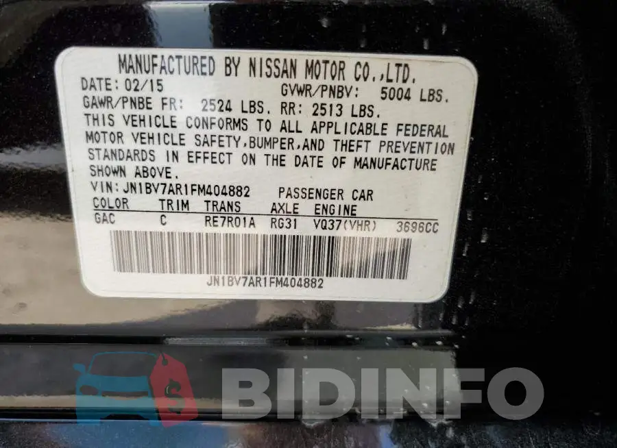 JN1BV7AR1FM404882 Photo# 12
