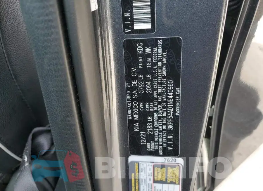 3KPF54AD1NE440960 Photo# 12