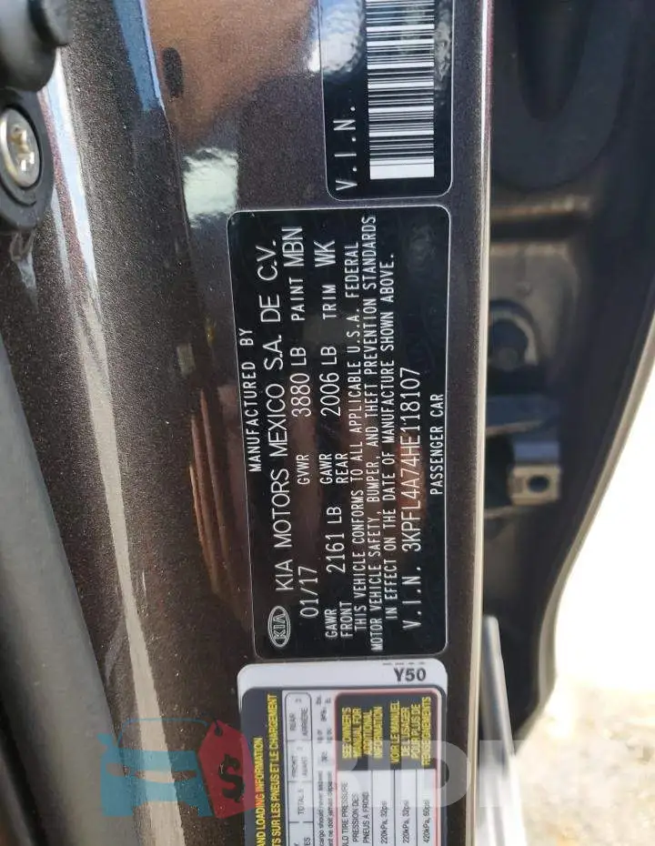 3KPFL4A74HE118107 Photo# 13