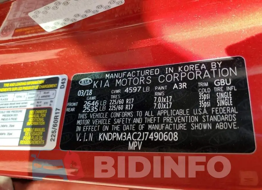 KNDPM3AC2J7490608 Photo# 10