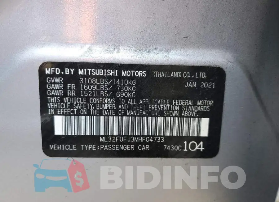 ML32FUFJ3MHF04733 Photo# 12