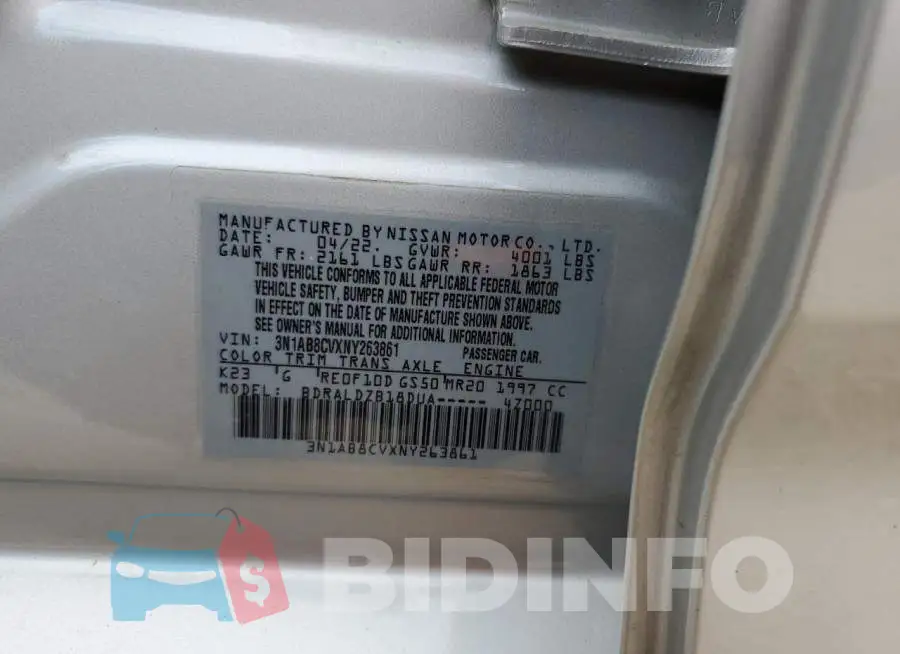 3N1AB8CVXNY263861 Photo# 13