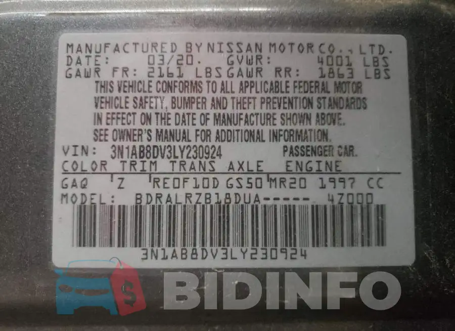 3N1AB8DV3LY230924 Photo# 12