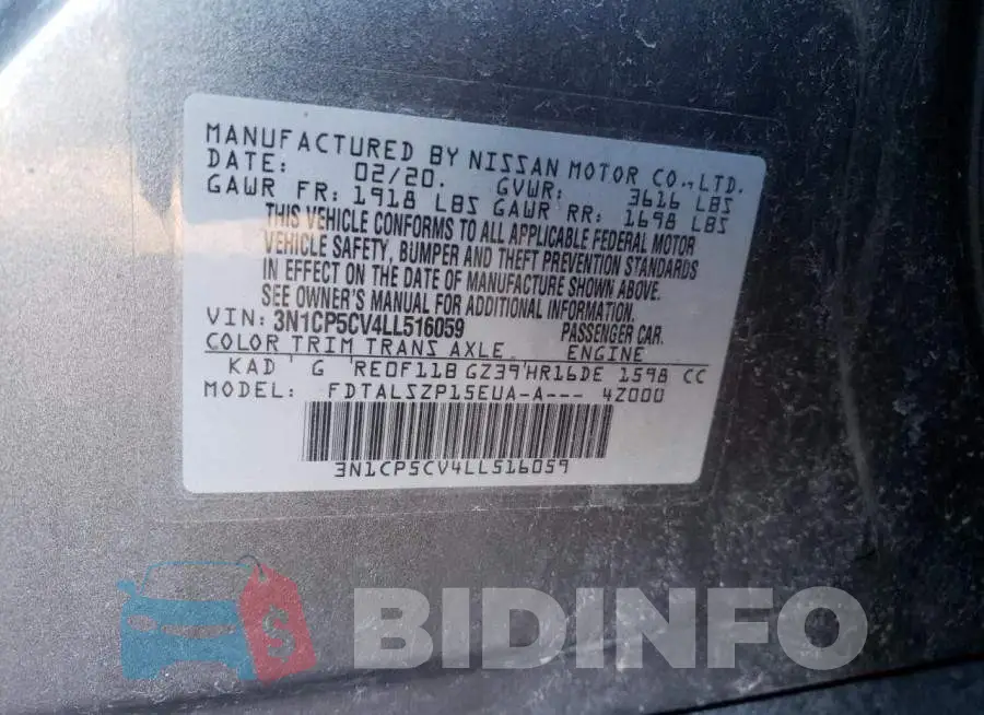 3N1CP5CV4LL516059 Photo# 12