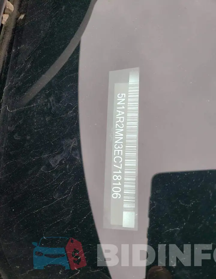 5N1AR2MN3EC718106 Photo# 13