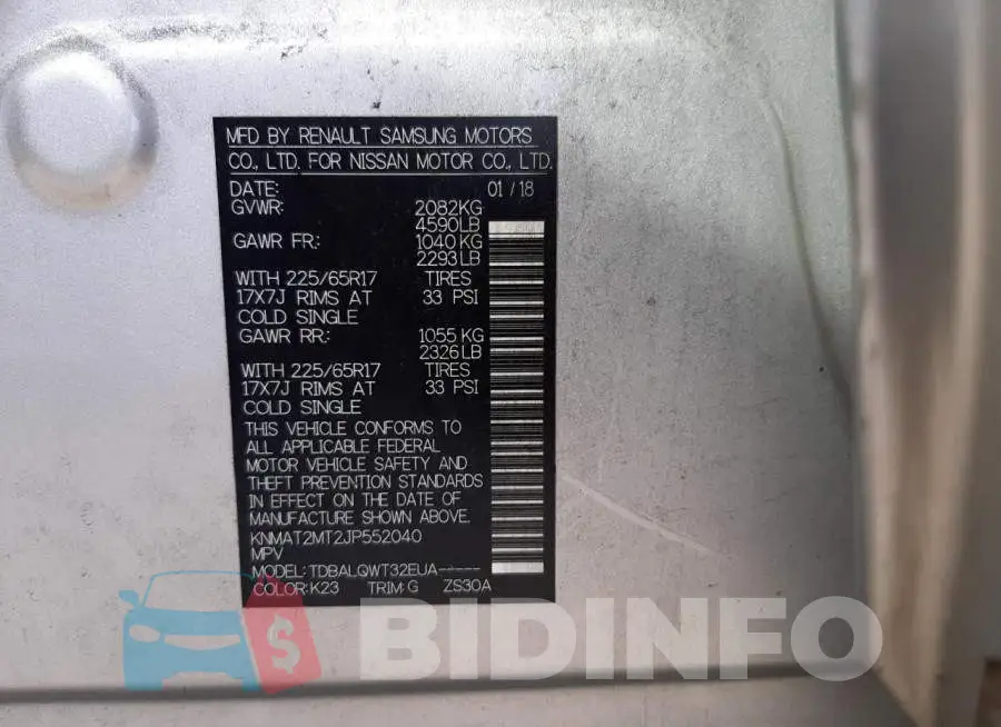 KNMAT2MT2JP552040 Photo# 13