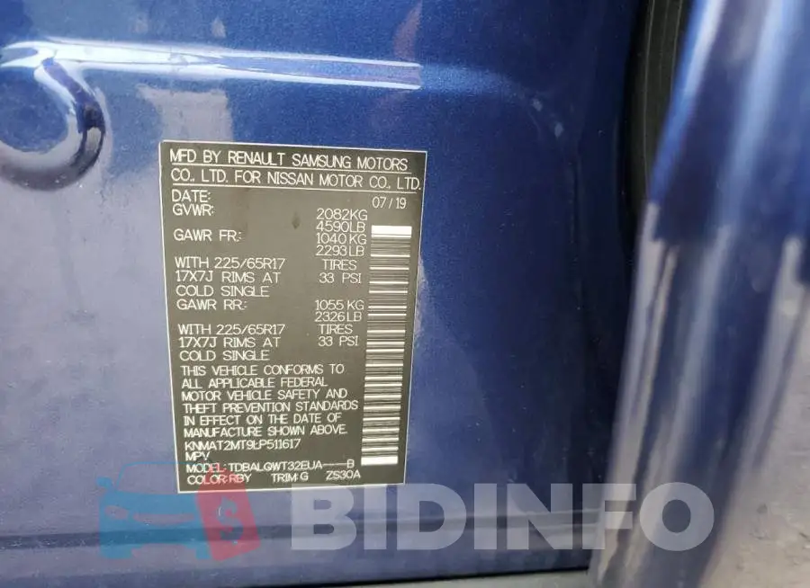 KNMAT2MT9LP511617 Photo# 12