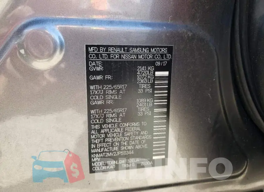 KNMAT2MV2JP511344 Photo# 12