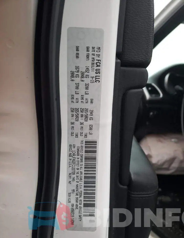1C4RJFAG2FC122739 Photo# 12