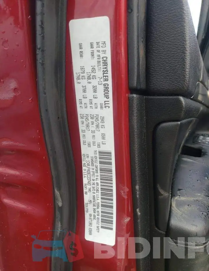 1C4RJFAG9EC237403 Photo# 13