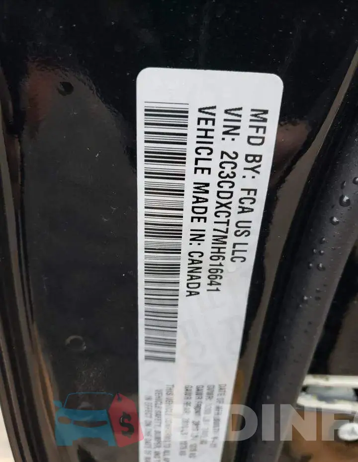 2C3CDXCT7MH616641 Photo# 12