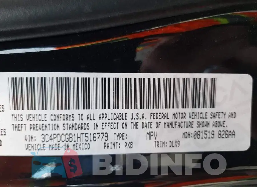 3C4PDCGB1HT516779 Photo# 14