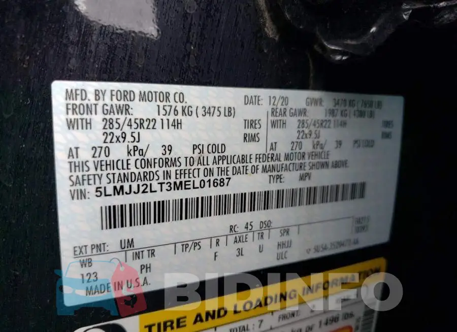 5LMJJ2LT3MEL01687 Photo# 12