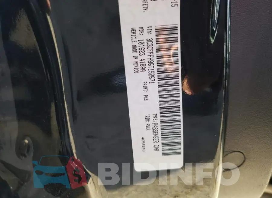 3C3CFFFH8GT152671 Photo# 12