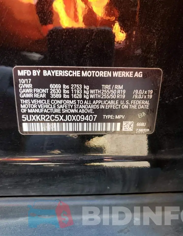 5UXKR2C5XJ0X09407 Photo# 13