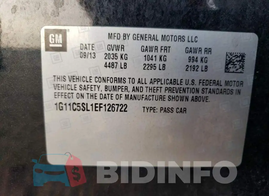 1G11C5SL1EF126722 Photo# 12
