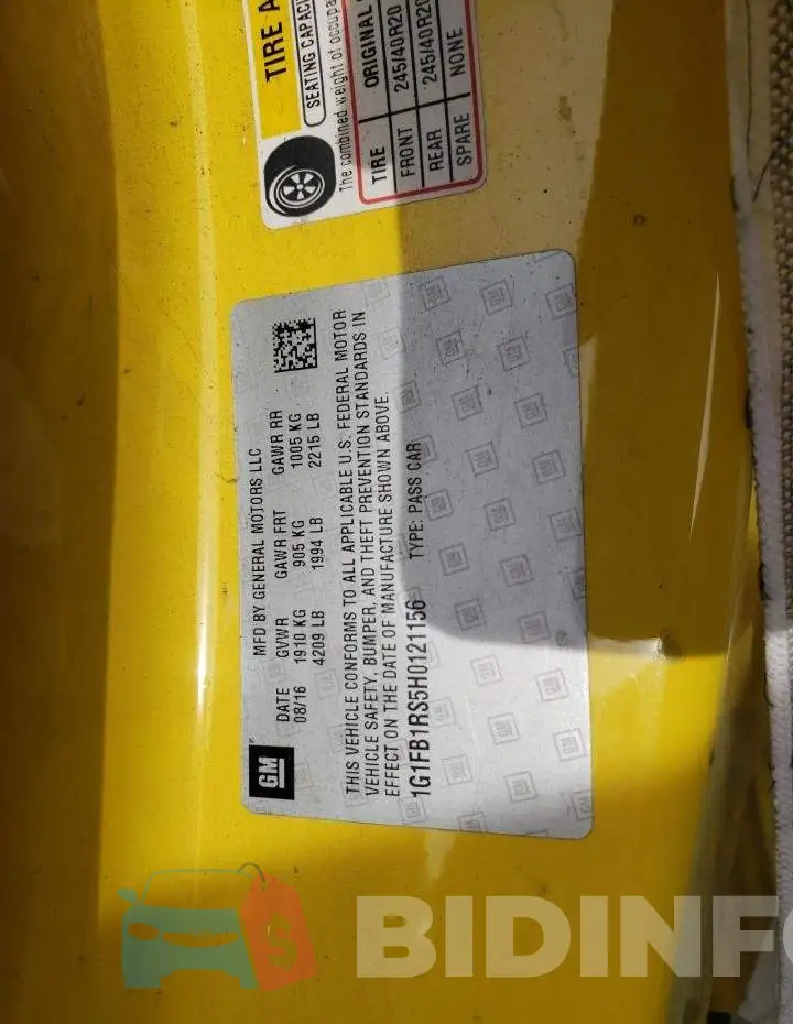 1G1FB1RS5H0121156 Photo# 12