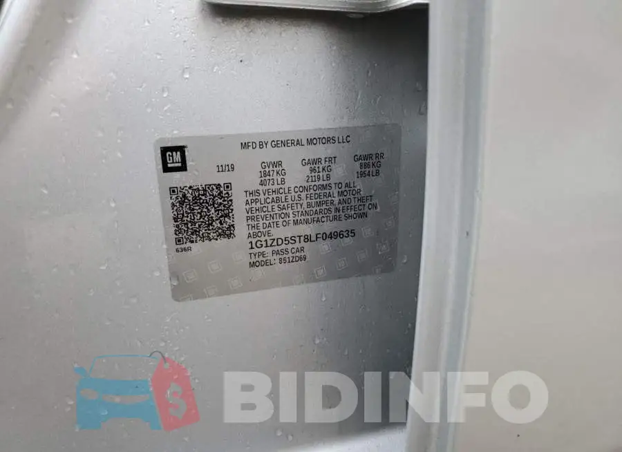 1G1ZD5ST8LF049635 Photo# 12