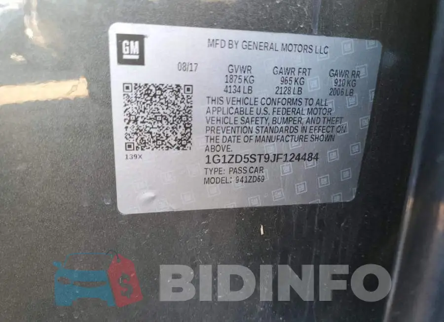 1G1ZD5ST9JF124484 Photo# 12