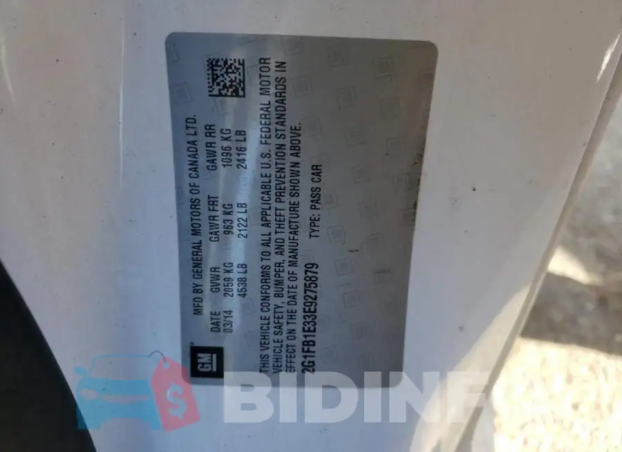 2G1FB1E33E9275879 Photo# 12
